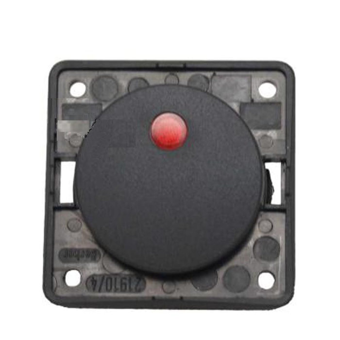 Berker Berker Aan/Uitschakelaar Flow/Pure met Lampje Inbouw Antraciet Mat 12V