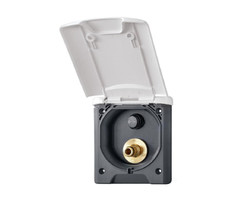 Fjord Outdoor Buitendouche Aansluiting met Schakelaar Wit