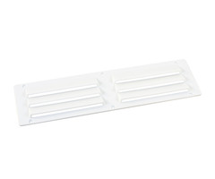 Fjord Outdoor Ventilatierooster Wit opbouw 25x7cm
