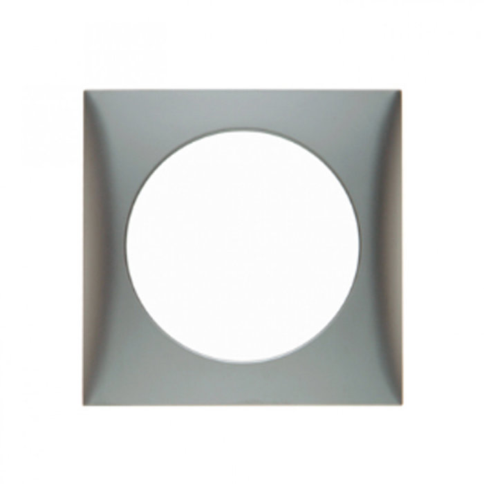 Berker Berker Afdekraam Flow 1-Vaks RVS Mat Gelakt