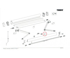 Thule Thule Clip Support Arm Oval 4900