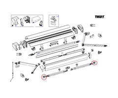 Thule Thule 6300 Connection Support Arm LH&RH