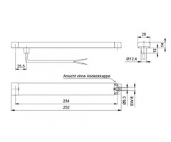 Jokon Jokon Knipperlicht LED L250 Langwerpig Wit