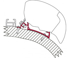 Fiamma Fiamma Carthago Chic/Rapido i80-i90 Adapter 490 <2014 F65/F80