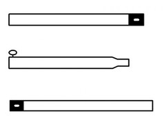 Campking Campking tentstok 22/19 mm 80-150 cm alu