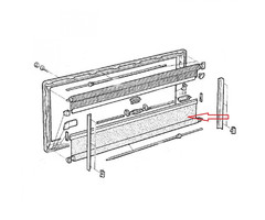 Dometic Dometic S3/S4 Verduisteringsrollo Grijs 100x60