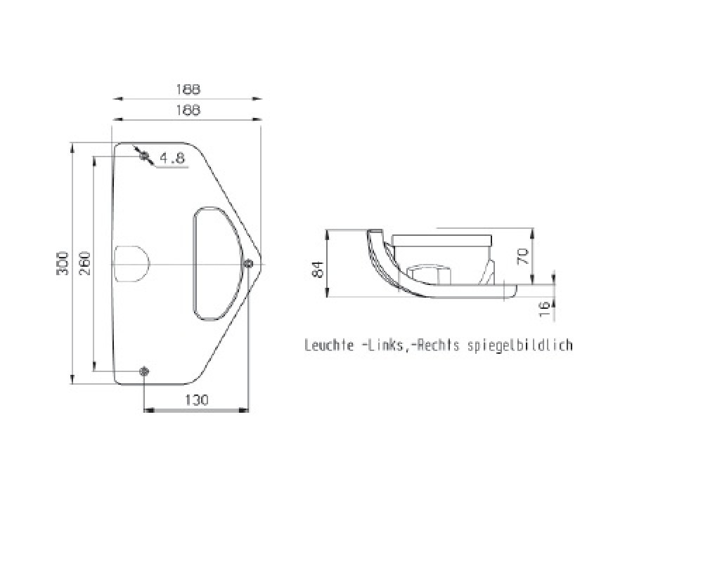 Jokon Jokon Achterlicht 2000 Driehoek Links