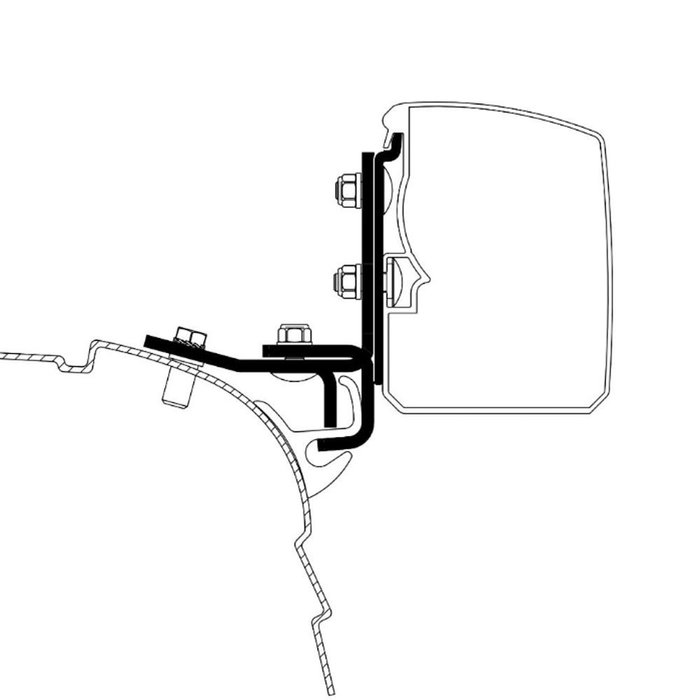 Thule Thule VW T5/T6 Minivan Multi Rail SWB Adapter 3200