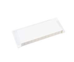 FjordOutdoor Ventilatierooster Wit opbouw 21x8.5cm