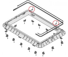 Dometic Dometic Heki 2 Afstandshouder met schroeven
