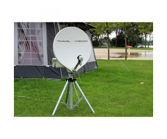 Travelvision Travel Vision R7 Single LNB Schotel 80 cm 12/24V