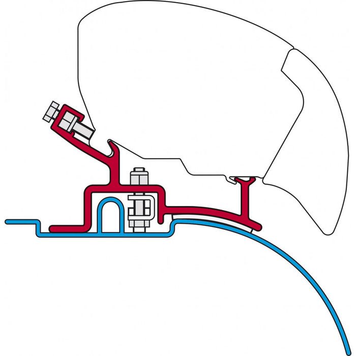 Fiamma Fiamma Ducato/Jumper/Boxer Kit H2-L2/L3 Hoog Profiel 1994-2006 F65/F80