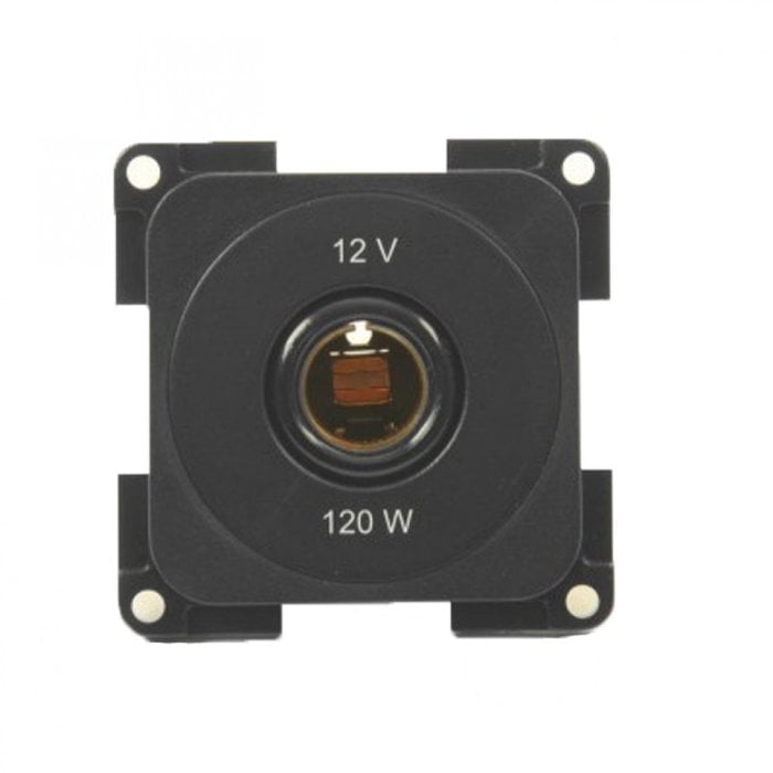 Presto Presto Contactdoos 12V 2-Polig Inbouw S-10.000 Bruin