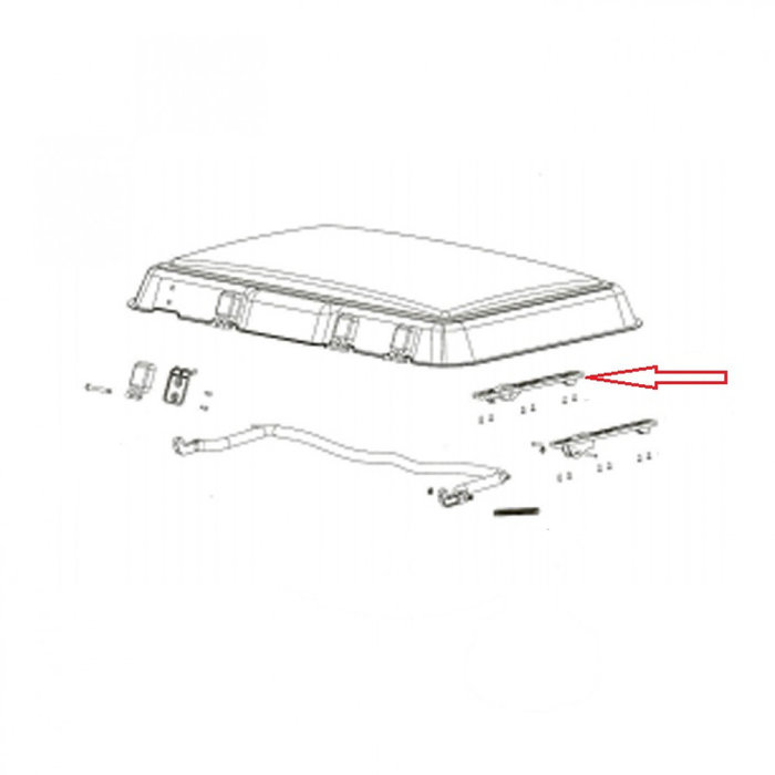 Dometic Dometic Midi Heki plaatje  v beugelvariant montage