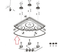 Dometic Dometic PICE08 Profielafdichting Zwart