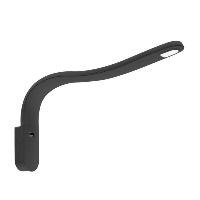 Fjord Outdoor LED Lamp met Zwanenhals S Flexibel 12V Zwart