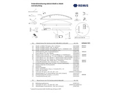 Remis Remitop Vista Vliegenrollo Wit