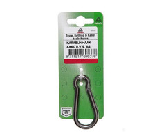 Deltafix 5 stuks Deltafix Karabijnhaak RVS A4 60mm 1st