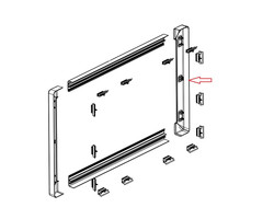 Dometic Dometic D-Lux Zijgeleiders Raam RAL9001 60x35