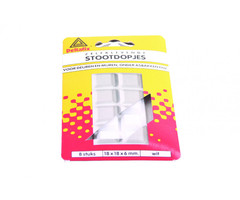 Deltafix 12 stuks Deltafix Stootdopjes 18x18mm Transparant set 8st