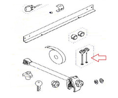Thule Thule Bolt 90mm met knob high 1500603175