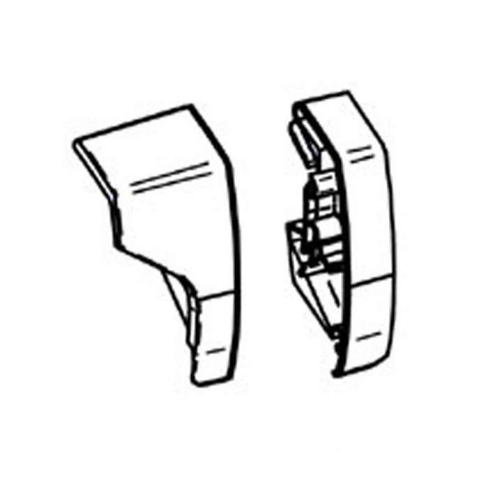 Thule Thule Eindkap Lead Rail LH+RH 9200 Crème