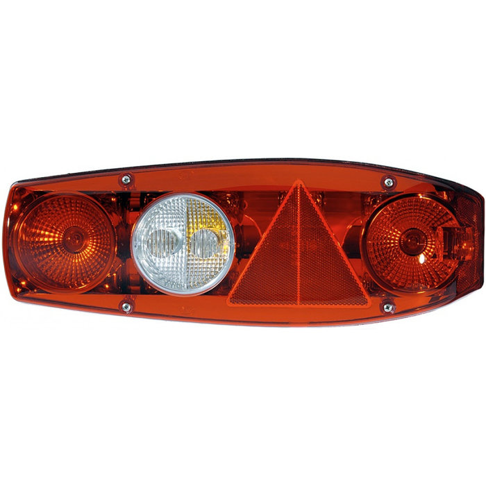 Hella Hella Achterlicht Caraluna II Plus Rem/ Knipper/ Mist/ Achteruitrij/ Zijmarkering/ Driehoek Reflector Links