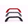 4 stuks MPK Rangeergreep Onderkant 18cm Rood