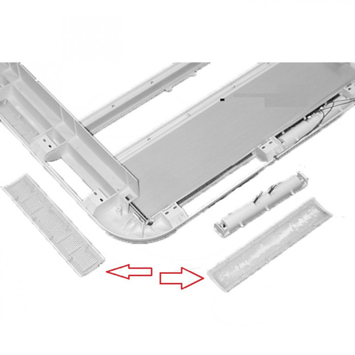 Dometic Dometic Heki 2/3/4 beige ventilatierooster - lichtkap