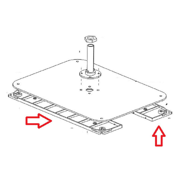 Teleco Teleco Telesat 85 Montageplaat