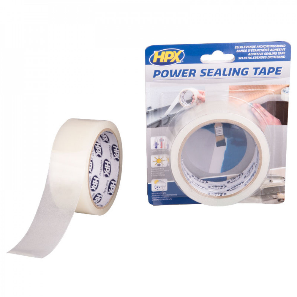 HPX HPX Power Sealing Tape Semi-Transparant 1.5m