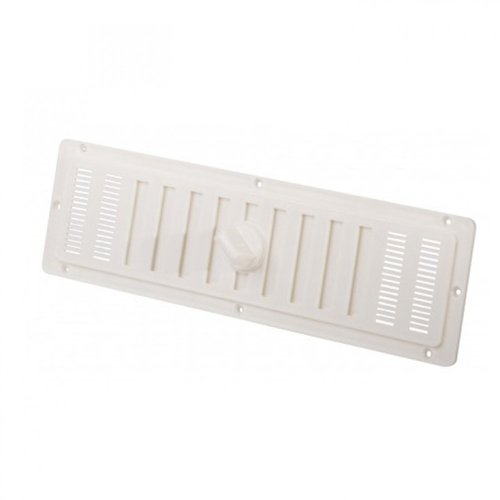 Fjord Outdoor Ventilatierooster Wit 25x7cm
