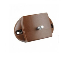 Fjord Outdoor Drukknopslot Spanjolet Tweezijdig Bedienbaar Bruin