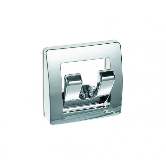 FjordOutdoor Kapstok 2-Haaks Inklapbaar Hoogglans Chroom