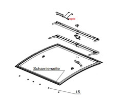 Dometic Dometic Afdekrand Kabelboom Skyview BG2283