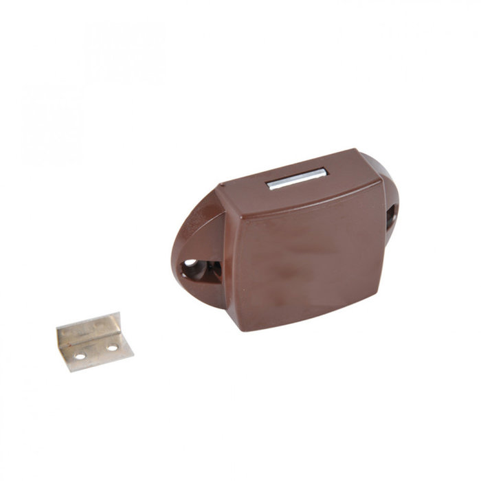 Fjord Outdoor Drukknopslot Eenzijdig Bedienbaar Bruin