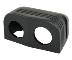 Fjord Outdoor Power Line Afdekraam 2-Vaks Opbouw Zwart