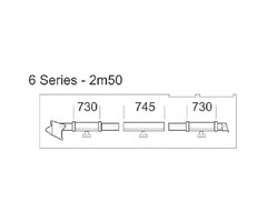 Thule Thule clamping profile 6 series 2,50 RH