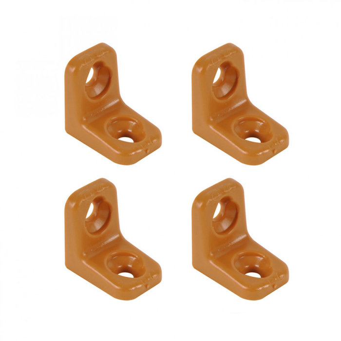 Fjord Outdoor Meubelverbinder beige kunststof à 4 stuks.