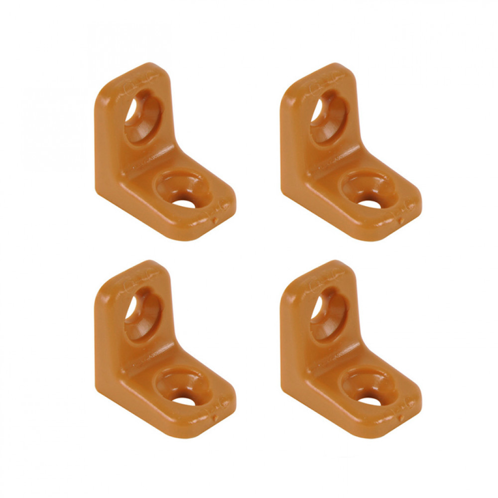 FjordOutdoor Meubelverbinder beige kunststof à 4 stuks.