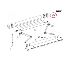 Thule Thule Connection Pieces Tension Rafter 4900