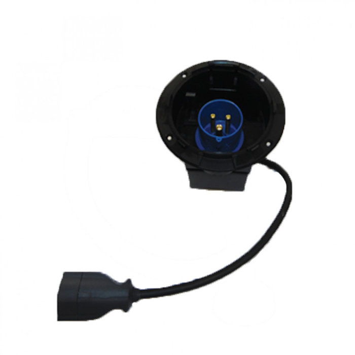 FjordOutdoor Inbouwstekkerdoos CEE Rond Zwart