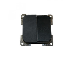 Presto Presto Wipschakelaar Dubbel Inbouw Zwart S-10.000