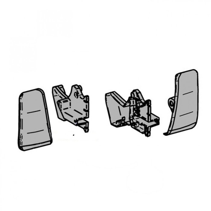 Thule Thule Eindkap Lead Rail LH+RH 8000