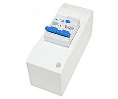 Fjord Outdoor Aardlekschakelaar. 25Amp. Voorzien van kast.