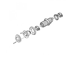 Truma Truma wandschoorsteen WK24 Crèmewit