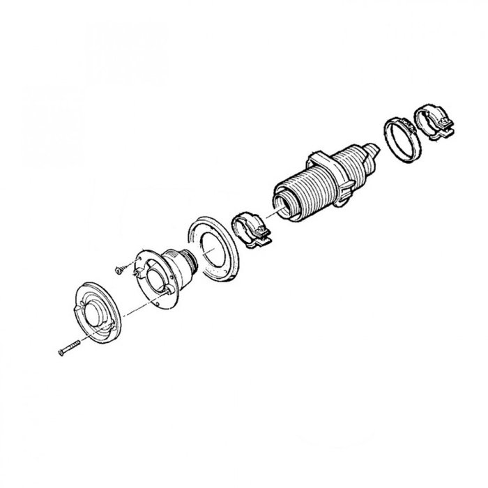 Truma Truma wandschoorsteen WK24 Crèmewit