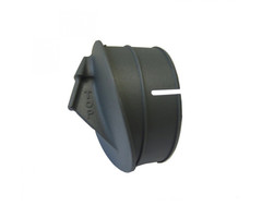 Truma Afsluitdeksel. zwart. Type VD.