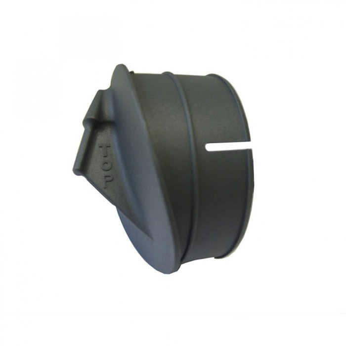 Truma Afsluitdeksel. zwart. Type VD.