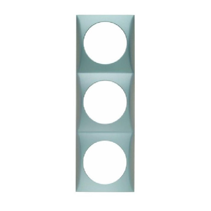 Berker Berker Afdekraam Flow 3-Vaks Chroom Hoogglans